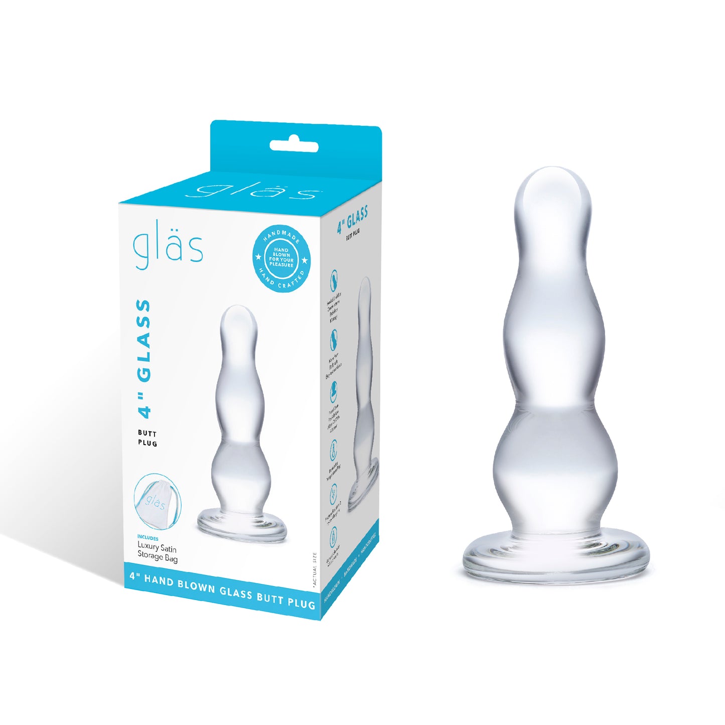 Electric EEL | GLAS 4" Butt Plug