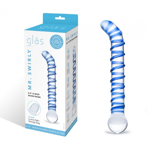 Electric EEL | GLAS 6.5" Mr. Swirly G-Spot Dildo