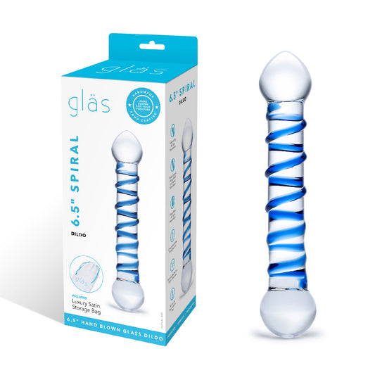 Electric EEL | GLAS 6.5" Spiral Dildo