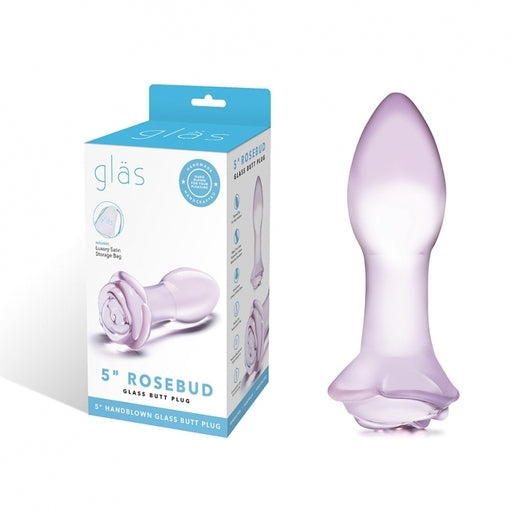 Electric EEL | GLAS 5" Rosebud Butt Plug