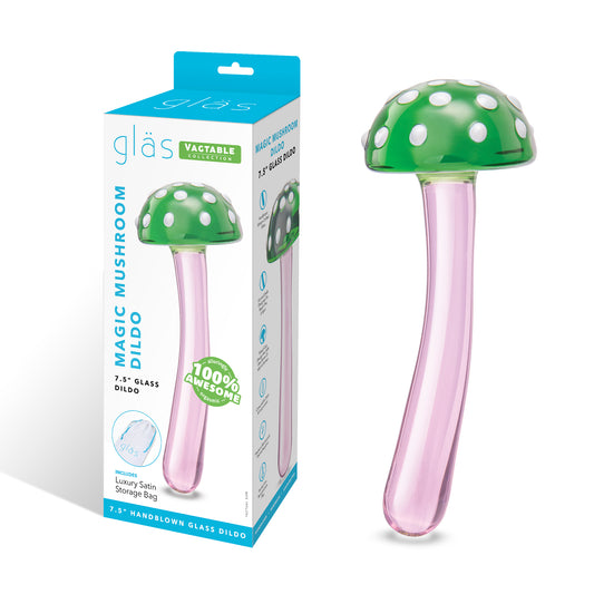 Electric EEL | GLAS Magic Mushroom 7.5" Glass Dildo