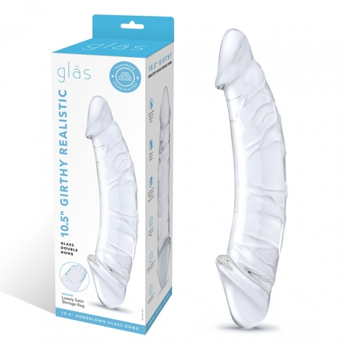 Electric EEL | GLAS 10.5" Girthy Realistic Glass Double Dong