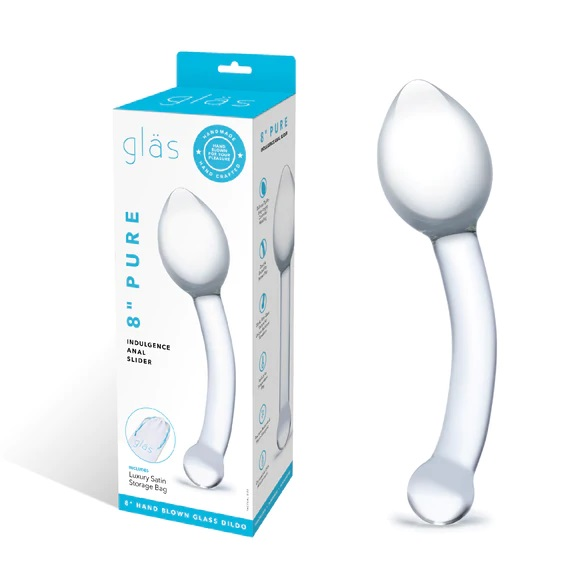 Electric EEL | GLAS 8" Pure Indulgence Anal Slider