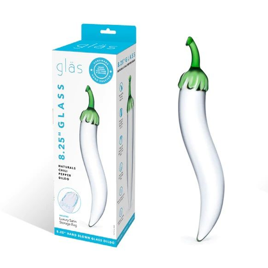 Electric EEL | GLAS 8.25" Naturals Chili Pepper Dildo