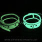 Love In Leather Glow In The Dark Collar & Lead Set