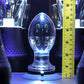 Gender X Crystal Ball - Clear Glass 13.6cm Butt Plug with Suction Base