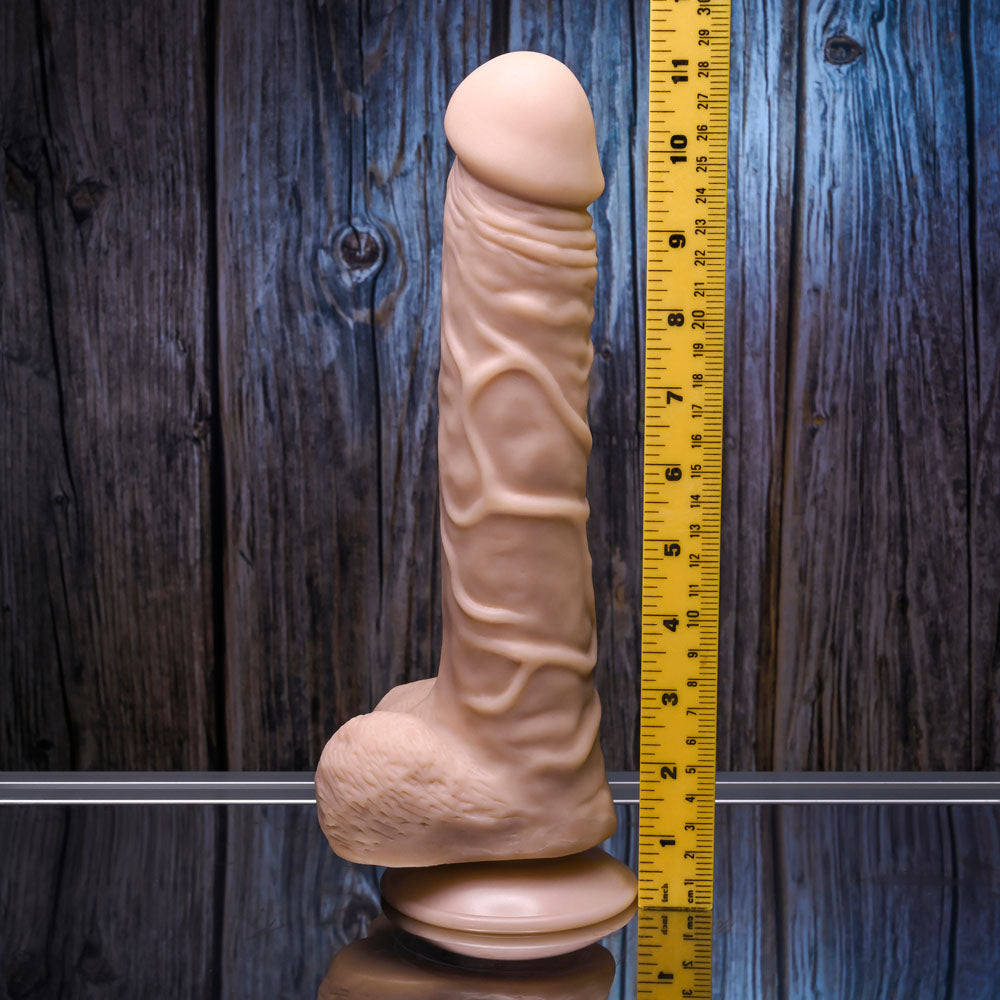Gender X 10" FLEXSKIN POSEABLE TRUE FEEL Light Flesh 29.2cm Poseable Dong Dildo