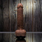 Gender X 10" FLEXSKIN POSEABLE TRUE FEEL Dark Brown 29.2cm Poseable Dong Dildo