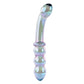 Gender X LUSTROUS GALAXY WAND - Blue/Violet Glass 18.5cm Double Ended Massager
