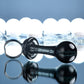 Gender X BLOW POP - Black 12.8cm Glass Plug with Ring Pull