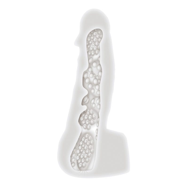 Gender X STROKE & POKE - Clear 20cm Stroker Dong