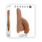 Gender X 4" PACKER - Medium Tan 10cm Packer