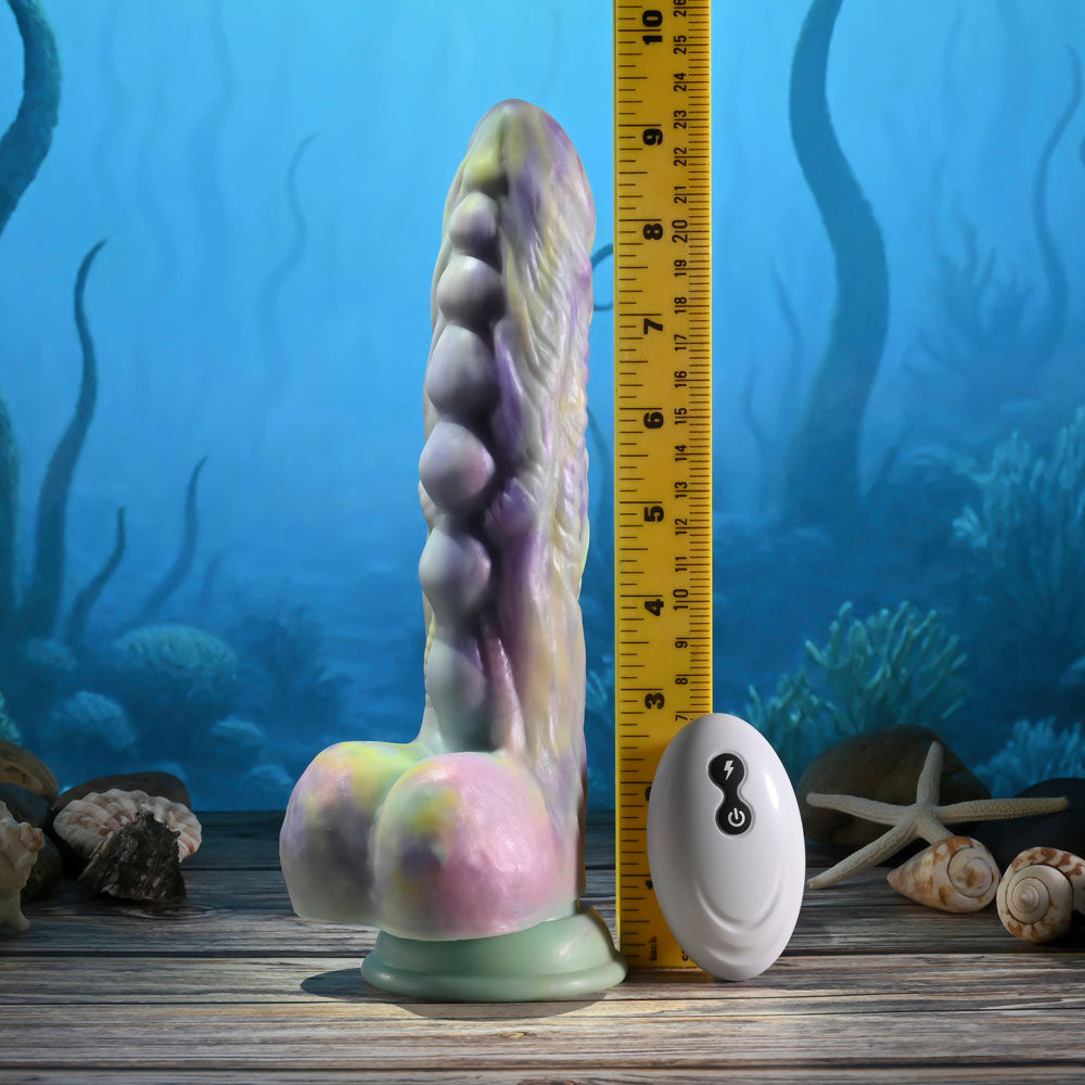 Gender X MONSTER'S BALL Vibrating Thrusting Fantasy Dildo with Wireless Remote