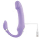 Gender X ORGASMIC ORCHID - Lilac 19cm Vibrating Strapless-Strap-On