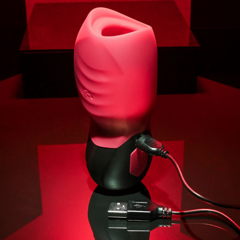 Gender X BODY KISSES - Black/Red Sucking Stimulator