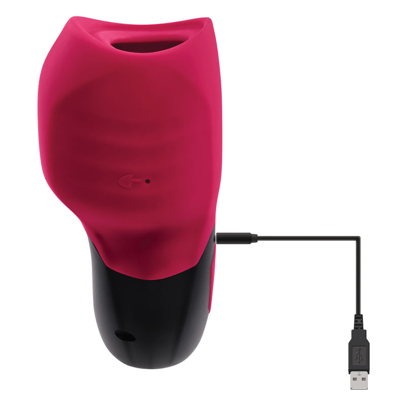 Gender X BODY KISSES - Black/Red Sucking Stimulator