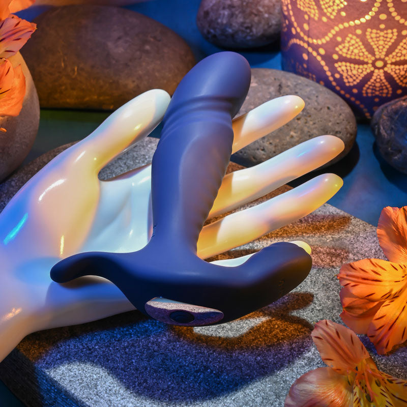 Gender X TRUE BLUE - Blue 13.5cm Thrusting Prostate Massager