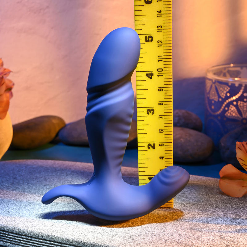 Gender X TRUE BLUE - Blue 13.5cm Thrusting Prostate Massager