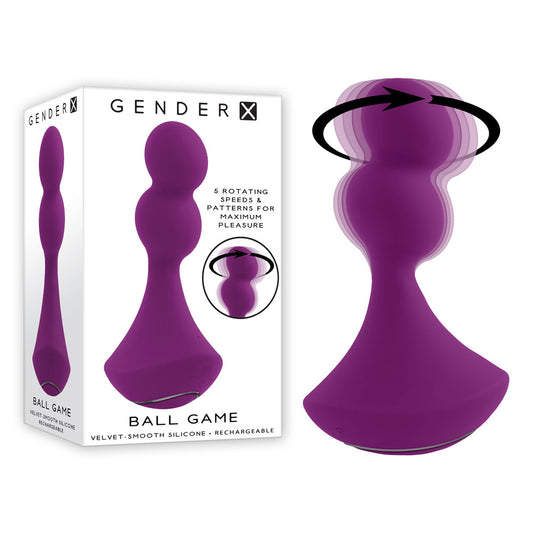 Gender X BALL GAME - Pink 13.5cm Vibrating Butt Plug