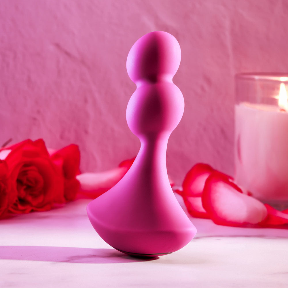 Gender X BALL GAME - Pink 13.5cm Vibrating Butt Plug