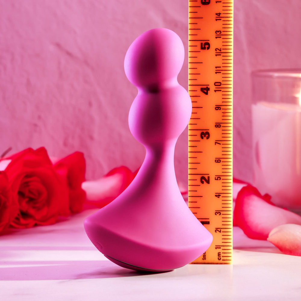 Gender X BALL GAME - Pink 13.5cm Vibrating Butt Plug