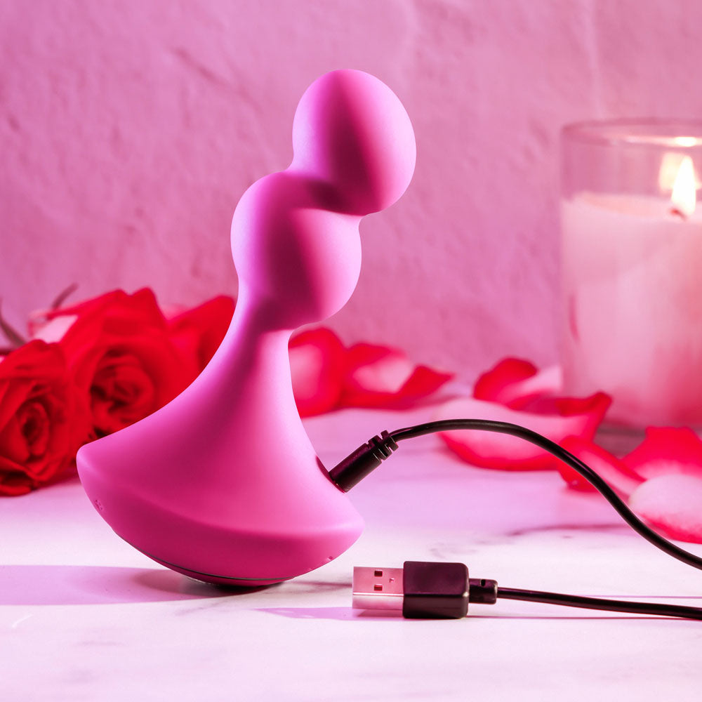 Gender X BALL GAME - Pink 13.5cm Vibrating Butt Plug