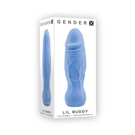 Gender X LIL BUDDY - Light Blue 10.1cm Mini Vibrator