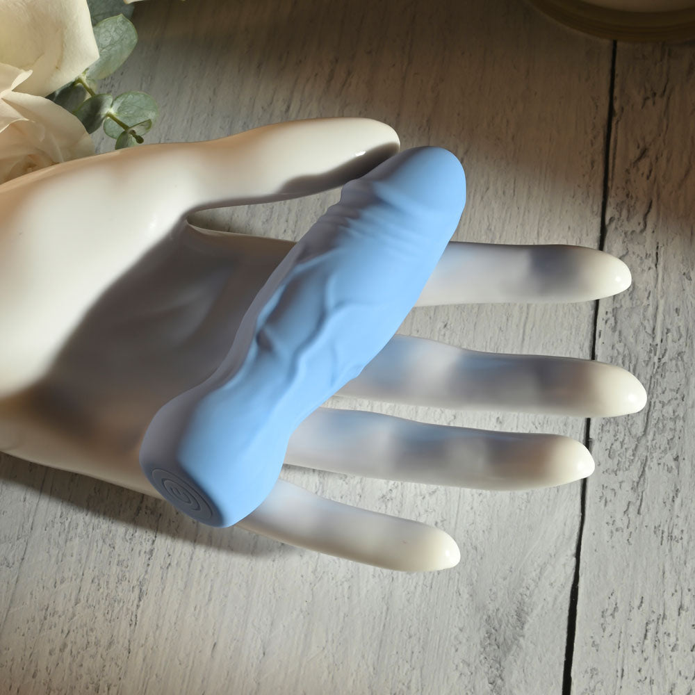Gender X LIL BUDDY - Light Blue 10.1cm Mini Vibrator