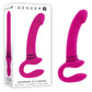 Gender X SHARING IS CARING - Pink 21.9cm Vibrating Strapless Strap-On