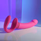 Gender X SHARING IS CARING - Pink 21.9cm Vibrating Strapless Strap-On