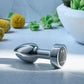 Gender X ROCKIN METAL PLUG MINI - Chrome 7.8cm Vibrating Mini Butt Plug