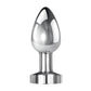 Gender X ROCKIN METAL PLUG XL - Chrome 10.5cm Vibrating XL Butt Plug
