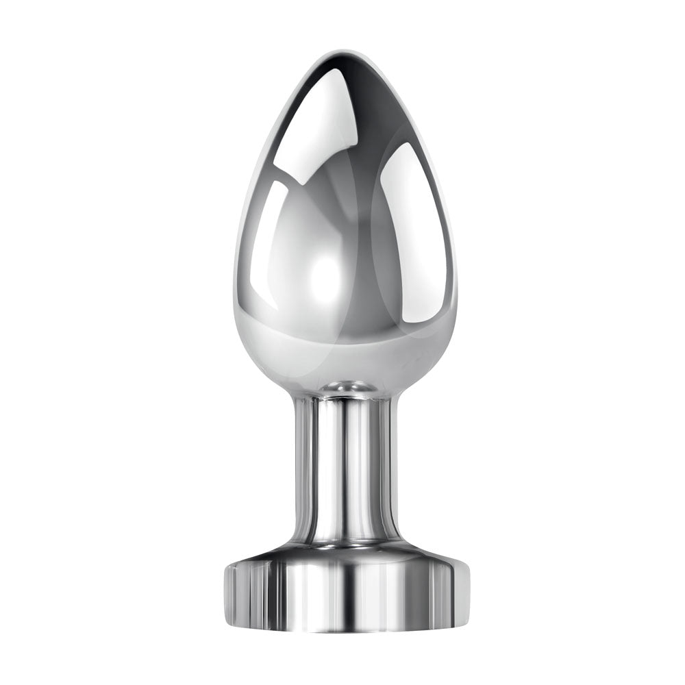 Gender X ROCKIN METAL PLUG XL - Chrome 10.5cm Vibrating XL Butt Plug