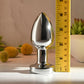 Gender X ROCKIN METAL PLUG XL - Chrome 10.5cm Vibrating XL Butt Plug