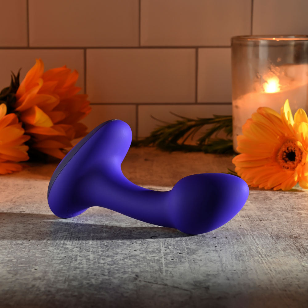 Gender X ANYBODYS PLUG - Blue 11.4cm Vibrating Butt Plug