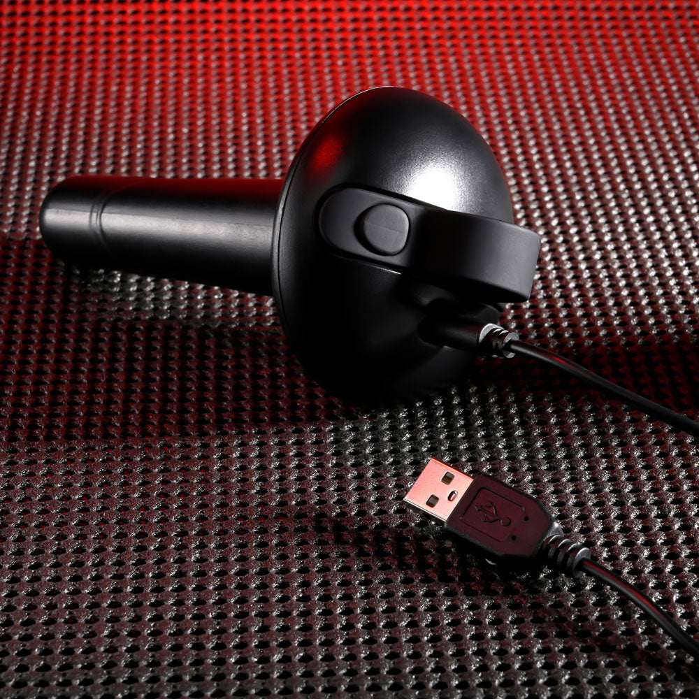 Gender X ECHO - Black 15.3cm USB Rechargeable Butt Plug