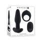 Gender X TEAMWORK - Black Rimming Butt Plug & Vibrating Cock Ring