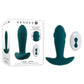 Gender X TUNNEL TAPPER - Grey 12.1cm Tapping Anal Plug with Wireless Remote