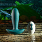 Gender X TUNNEL TAPPER - Grey 12.1cm Tapping Anal Plug with Wireless Remote