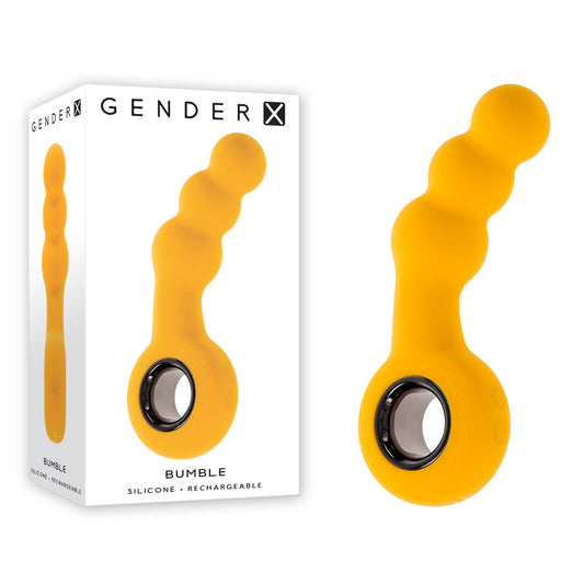 Gender X BUMBLE - Yellow 14.9cm USB Rechargeable Butt Plug