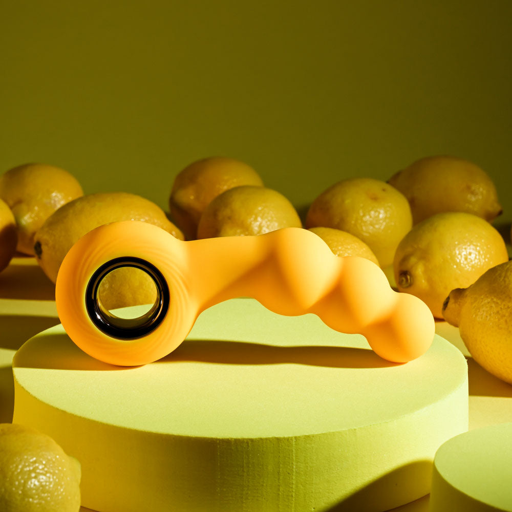 Gender X BUMBLE - Yellow 14.9cm USB Rechargeable Butt Plug