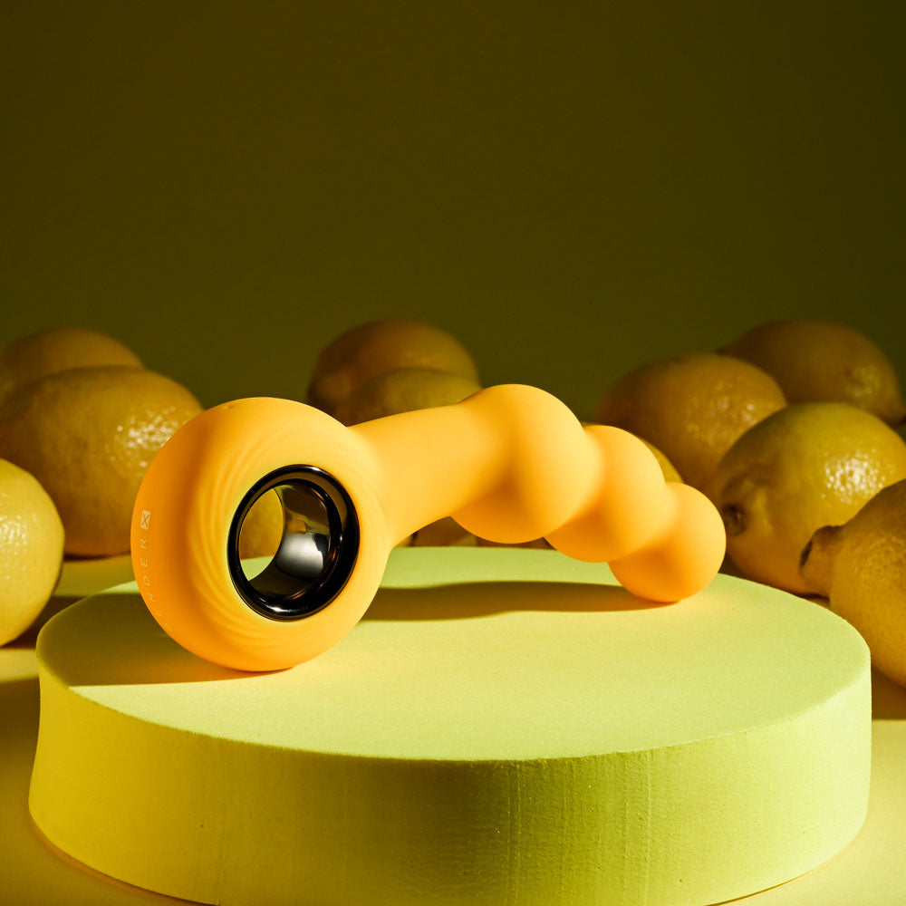 Gender X BUMBLE - Yellow 14.9cm USB Rechargeable Butt Plug