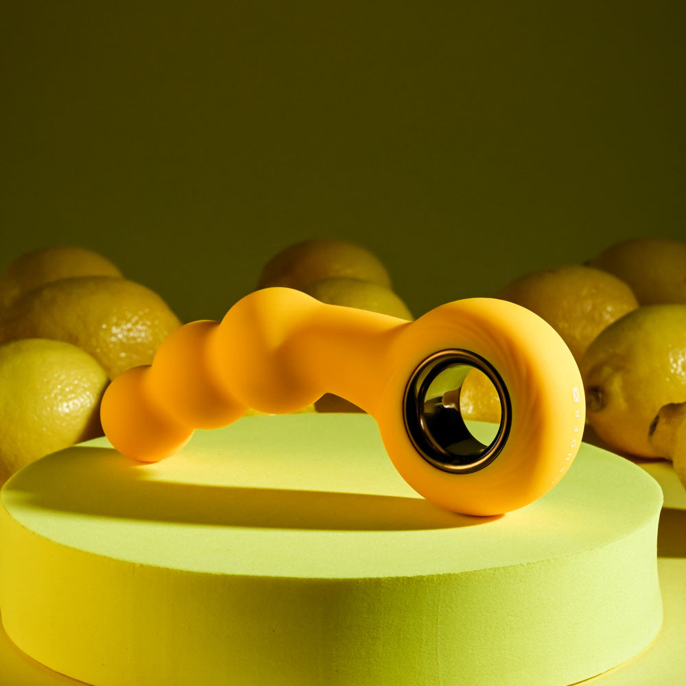 Gender X BUMBLE - Yellow 14.9cm USB Rechargeable Butt Plug