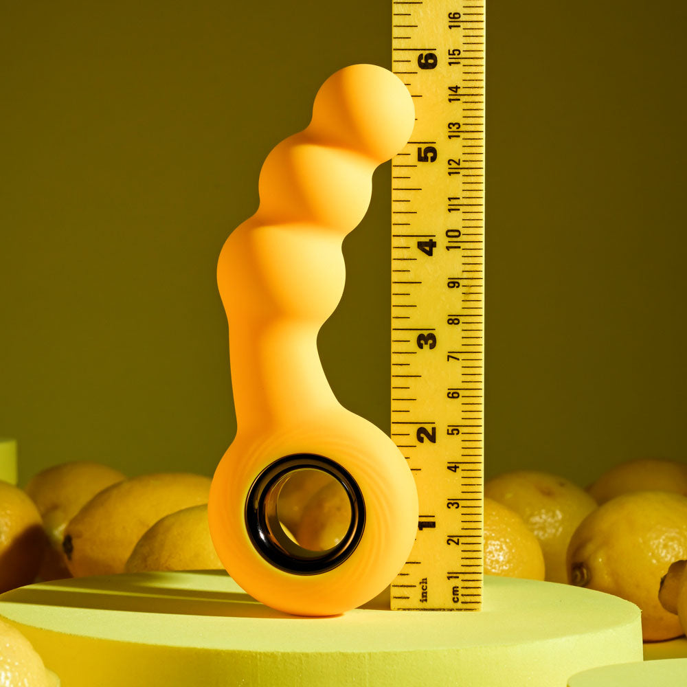 Gender X BUMBLE - Yellow 14.9cm USB Rechargeable Butt Plug