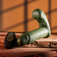 Gender X THE HUNK - Green 15.2cm Thrusting Double Vibrator with Remote