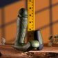 Gender X THE HUNK - Green 15.2cm Thrusting Double Vibrator with Remote
