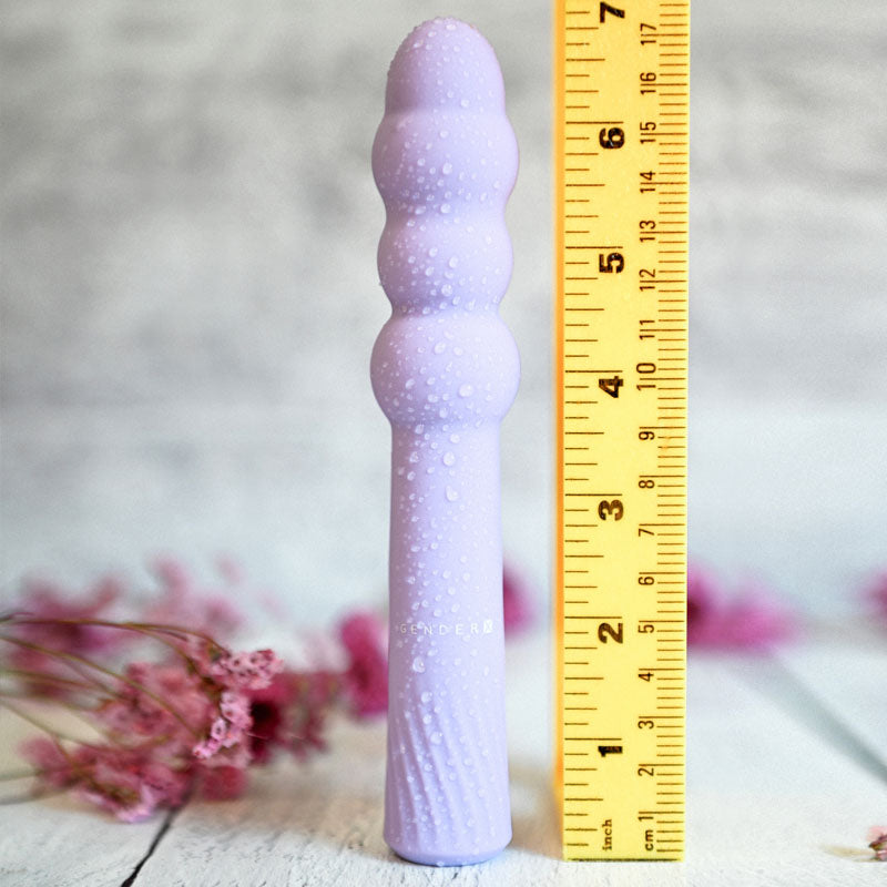 Gender X BUMPY RIDE - Purple 17.4cm Vibrator