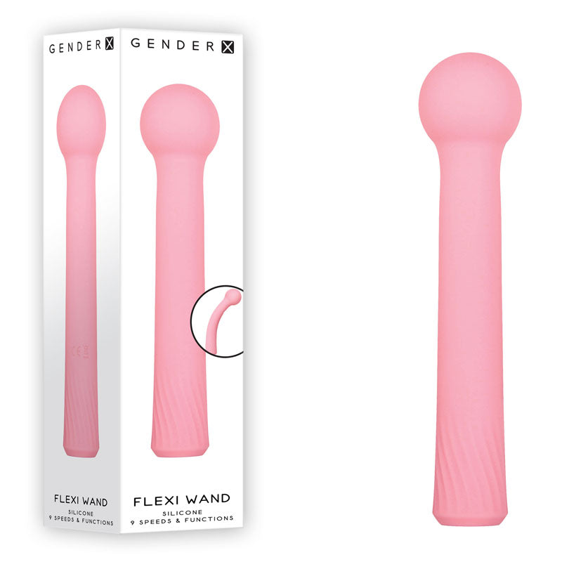 Gender X FLEXI WAND - Pink 16.6cm Vibrator