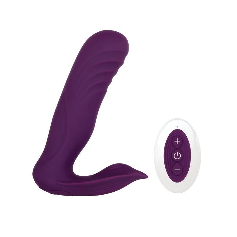 Gender X VELVET HAMMER - Purple Wearable Vibe with Remote