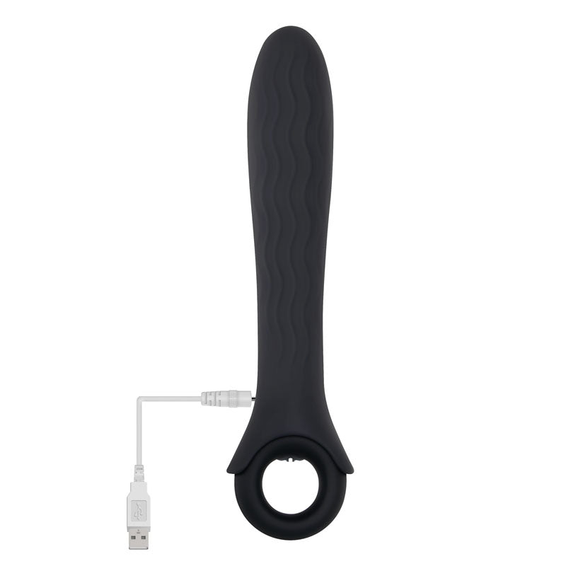 Gender X POWERHOUSE - Black 21.6cm USB Rechargeable Vibrator